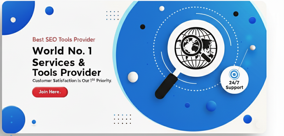 World No. 1 SEO Tools and Services Provider Banner